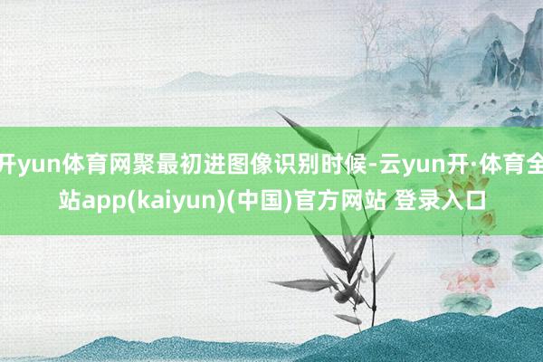 开yun体育网聚最初进图像识别时候-云yun开·体育全站app(kaiyun)(中国)官方网站 登录入口